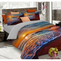 Постельное белье 3D евро сатин &quot;MATTEO BOSIO&quot;