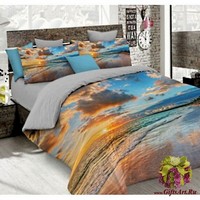 Постельное белье 3D евро сатин &quot;MATTEO BOSIO&quot;