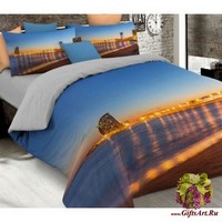 Постельное белье 3D евро сатин &quot;MATTEO BOSIO&quot;