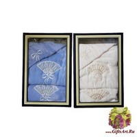 Набор из трех махровых  полотенец &quot;ALMATEX&quot;