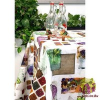 Скатерть с тефлоновой пропиткой 140х270 &quot;DI MILANO&quot;