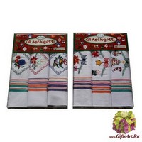 Кухонные новогодние полотенца в наборе 3 штуки &quot;MELANGIO&quot;