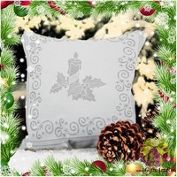 Декоративная новогодняя гобеленовая подушка 45х45 &quot;VINGI RICAMI&quot;