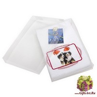 Набор новогодних махровых полотенец 2 штуки &quot;ALMATEX&quot;