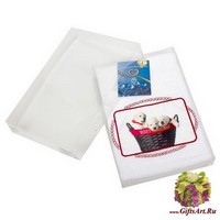 Набор новогодних махровых полотенец 2 штуки &quot;ALMATEX&quot;