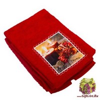 Набор новогодних махровых полотенец 2 штуки &quot;ALMATEX&quot;