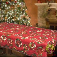 Скатерть новогодняя в пакете 140х180 &quot;VALLEPIANO&quot;