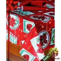 Скатерть новогодняя 140х450 &quot;MELANGIO&quot;