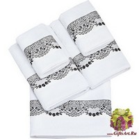 Набор из двух махровых полотенец &quot;RoccoBarocco&quot; Артикул: СтилЛайф