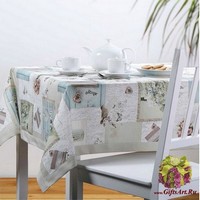 Гобеленовая скатерть на стол 140х240 &quot;VINGI RICAMI&quot;