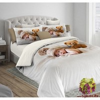 Постельное белье 3D евро сатин &quot;MATTEO BOSIO&quot;