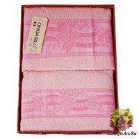 Набор из двух махровых полотенец &quot;ONDA BLU&quot;