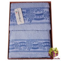 Набор из двух махровых полотенец &quot;ONDA BLU&quot;