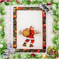 Кухонные новогодние полотенца в наборе 6 штук &quot;VINGI RICAMI&quot;