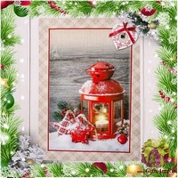 Кухонные новогодние полотенца в наборе 6 штук &quot;VINGI RICAMI&quot;