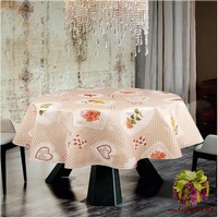 Скатерть с тефлоновой пропиткой на круглый стол &quot;MELANGIO&quot;