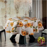 Скатерть с тефлоновой пропиткой на круглый стол&quot;MELANGIO&quot;