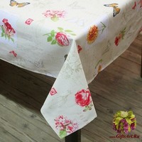 Скатерть с тефлоновой пропиткой 140х180 &quot;MELANGIO&quot;