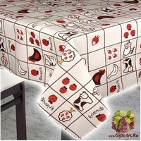 Скатерть с тефлоновой пропиткой 140х180 &quot;MELANGIO&quot;