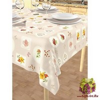 Скатерть с тефлоновой пропиткой 140х240 &quot;MELANGIO&quot;