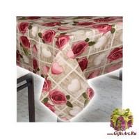 Скатерть с тефлоновой пропиткой 140х240 &quot;MELANGIO&quot;