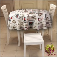 Скатерть на круглый стол &quot;MELANGIO&quot;