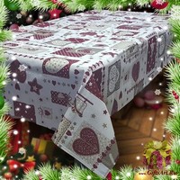 Скатерть новогодняя с тефлоновой пропиткой 140х180 &quot;MELANGIO&quot;