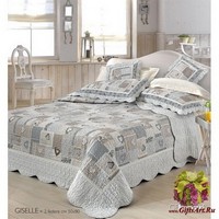 Стеганое покрывало в стиле пэчворк + 2 наволочки 260х260 &quot;GF FERRARI&quot;