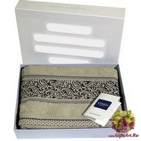 Набор из двух махровых полотенец &quot;VINGI RICAMI&quot;