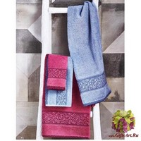 Набор из двух махровых полотенец &quot;VINGI RICAMI&quot;