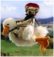 Игрушка Матушка Херманн на гусе Hermann Coburg 19500-7 Collection Лимит 1000 штук Германия