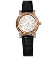 Часы золотые женские с фианитами Ника Орхидея 0012.2.1.27