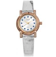 Часы золотые женские с фианитами Ника Орхидея 0012.2.1.36