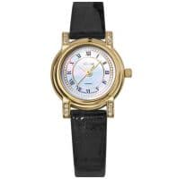 Часы золотые женские с фианитами Ника Орхидея 0012.2.3.31