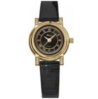 Часы золотые женские с фианитами Ника Орхидея 0012.2.3.51