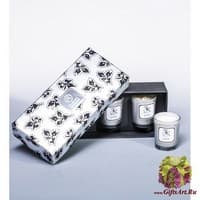 WD-09/ 1 Н-р из 3 свечей аром. &quot;Jade Silver&quot; в под. кор.