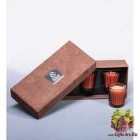 WD-13/ 1 Н-р из 3 свечей аром. &quot;Горячий белый шоколад&quot; в под. кор.