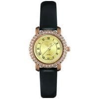 Часы золотые женские с фианитами Ника Орхидея 0008.2.1.41