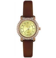 Часы золотые женские с фианитами Ника Орхидея 0008.2.1.42