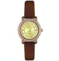 Часы золотые женские с фианитами Ника Орхидея 0008.2.1.47