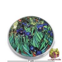 pr-M09GO Зеркальце "Ирисы" Ван Гог