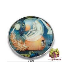 pr-M26JB Зеркальце "Сад земных наслаждений" Босх, фрагмент