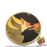 pr-M35TL Зеркальце "Японский диван" Анри де Тулуз-Лотрек