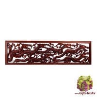 В2-0184 Панно настенное ДРАКОН 100 см в резной рамке