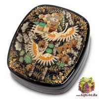 ШК-30/71 Шкатулка Холуй &quot;Русский север 2&quot; Петрова