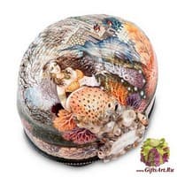 ШК-30/67 Шкатулка Холуй &quot;Русалочка&quot; Ковалева С.