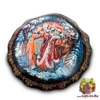 ШК-30/66 Шкатулка Мстера &quot;Снегурочка&quot; Малышева