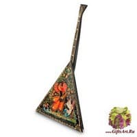 ШК-15/ 3 Шкатулка Мстера &quot;Балалайка&quot; бол. - Вариант A