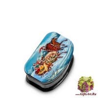 ШК-55/ 3 Шкатулка &quot;Русская тройка&quot; Кузина