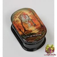 ШК-55/93 Шкатулка &quot;Осень&quot; исп. Маркова